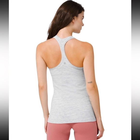 Lululemon Cool Racerback Tank Heathered Gray size 2 Small - Picture 4 of 8